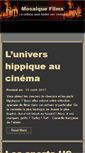 Mobile Screenshot of mosaique-films.com